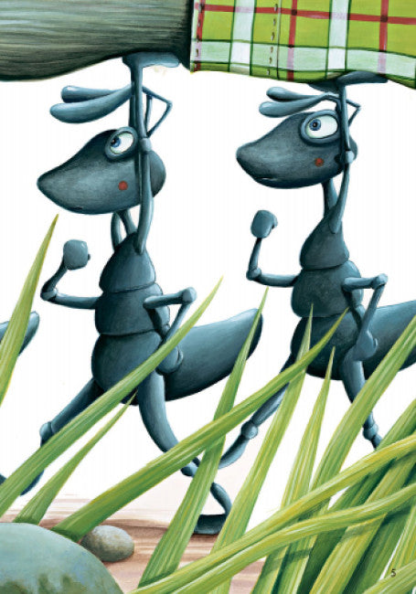 Stig e Lumi in visita alle formiche